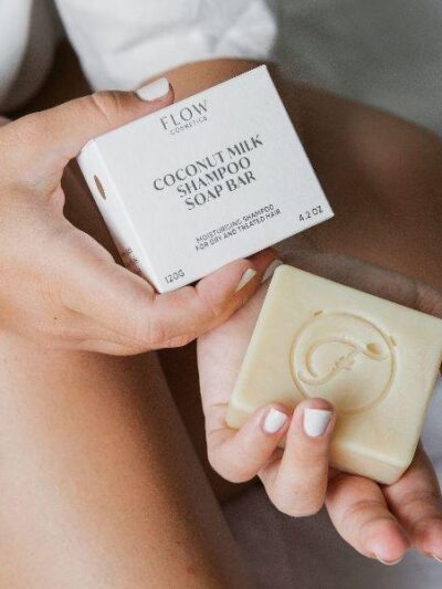 shampoo bar coconut milk voor droog en grof haar